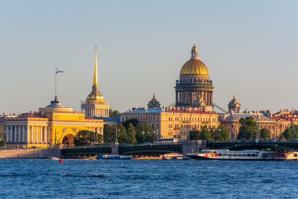 Санкт-Петербург, река Нева, набережная, Адмиралтейство
