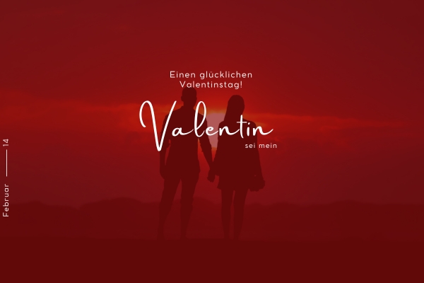 Поздравления с Днём святого Валентина на немецком языке